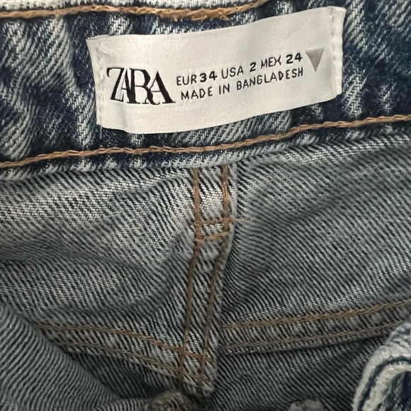 Zara jean shorts size 2 - Picture 3 of 5